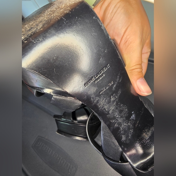 YSL Saint Laurent TRIBUTE leather heel size 11 (41 EU) - Picture 9 of 12